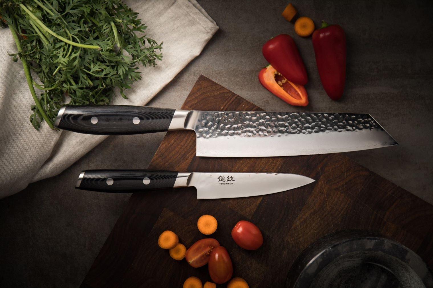 Yaxell Tsuchimon kitchen knives