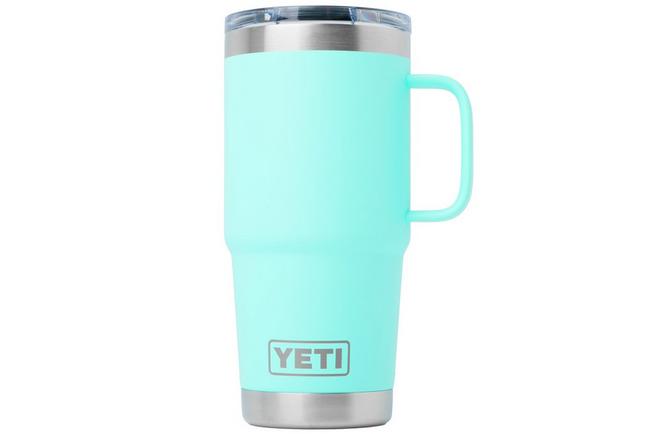 Afbeelding voor Yeti Rambler Travel Mug 20oz Stronghold Lid, Seafoam, thermos reismok met deksel, 591 ml