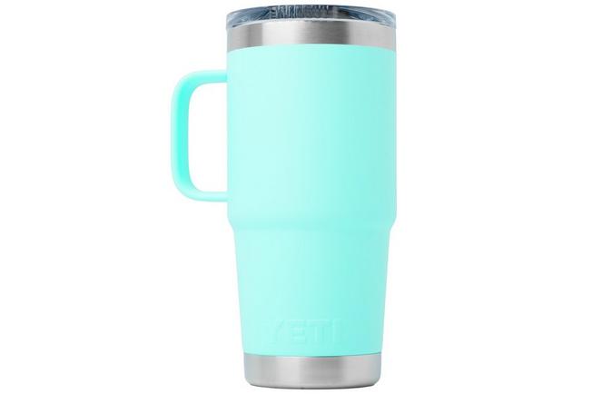 Afbeelding voor Yeti Rambler Travel Mug 20oz Stronghold Lid, Seafoam, thermos reismok met deksel, 591 ml