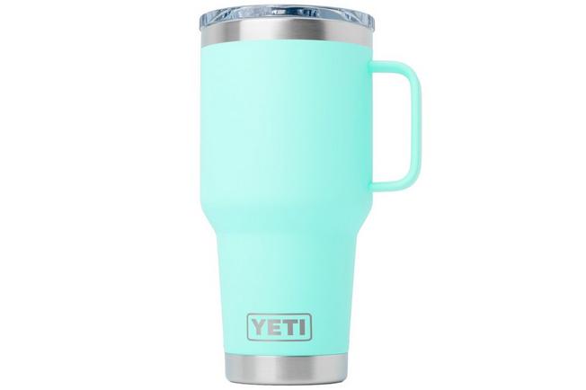 Afbeelding voor Yeti Rambler Travel Mug 30oz Stronghold Lid, Seafoam, thermos reismok met deksel, 887 ml