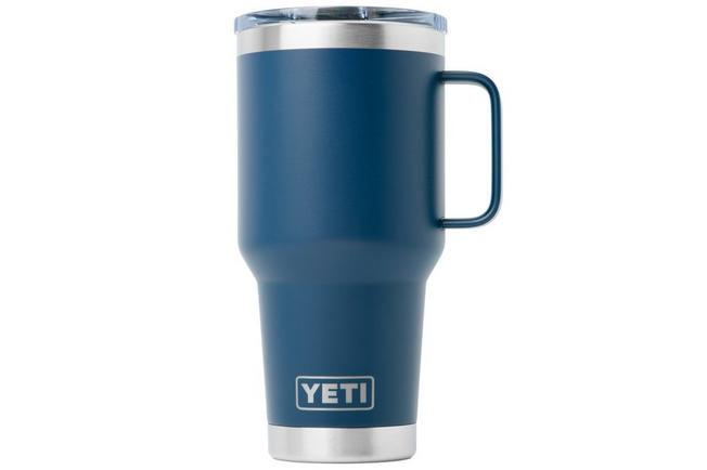 Afbeelding voor Yeti Rambler Travel Mug 30oz Stronghold Lid, Navy Blue, thermos reismok met deksel, 887 ml