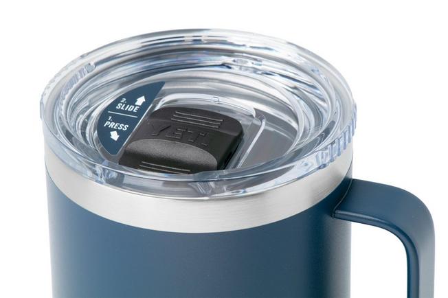 Afbeelding voor Yeti Rambler Travel Mug 30oz Stronghold Lid, Navy Blue, thermos reismok met deksel, 887 ml
