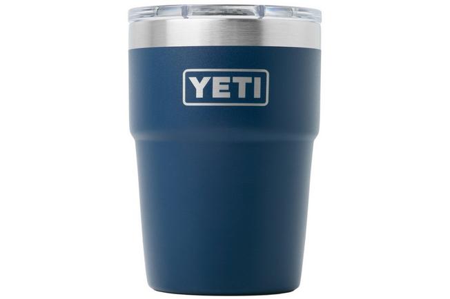 Afbeelding voor Yeti Rambler Stackable Cup 16oz Mag Slider Lid, Navy Blue, stapelbare thermosbeker met deksel, 473 ml
