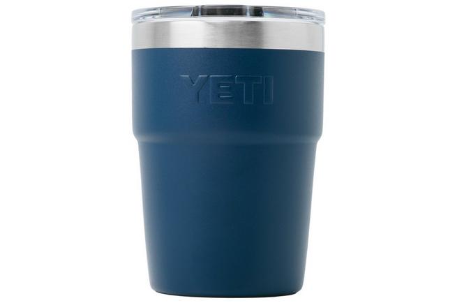 Afbeelding voor Yeti Rambler Stackable Cup 16oz Mag Slider Lid, Navy Blue, stapelbare thermosbeker met deksel, 473 ml
