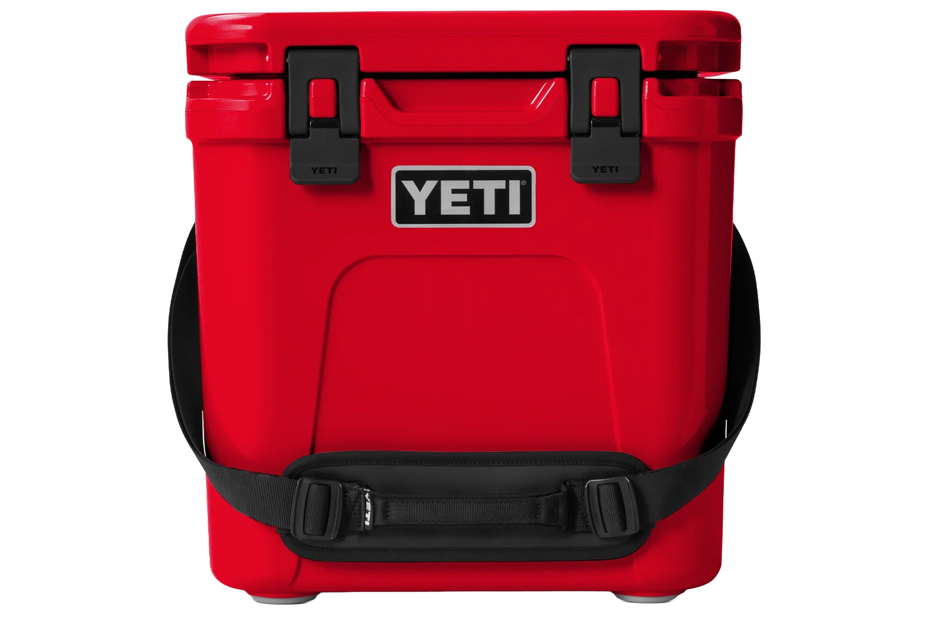 Yeti Roadie 24L Cooler, Rescue Red, cool box with shoulder strap ...