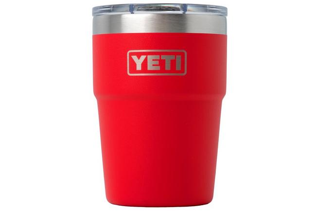 Afbeelding voor Yeti Rambler Stackable Cup 16oz Mag Slider Lid, Rescue Red, stapelbare thermosbeker met deksel, 473 ml