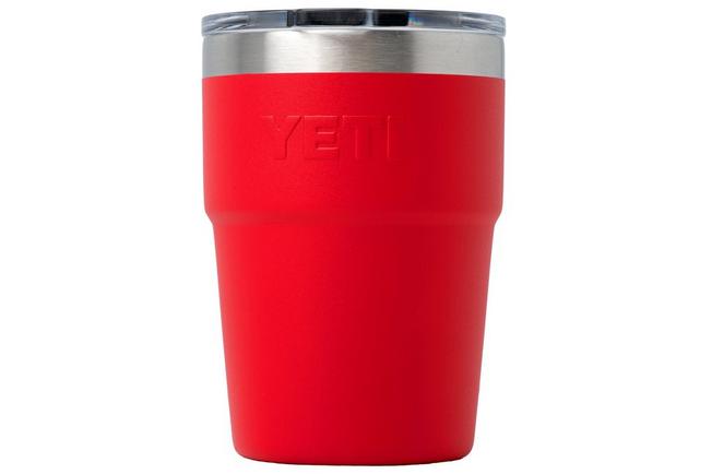 Afbeelding voor Yeti Rambler Stackable Cup 16oz Mag Slider Lid, Rescue Red, stapelbare thermosbeker met deksel, 473 ml