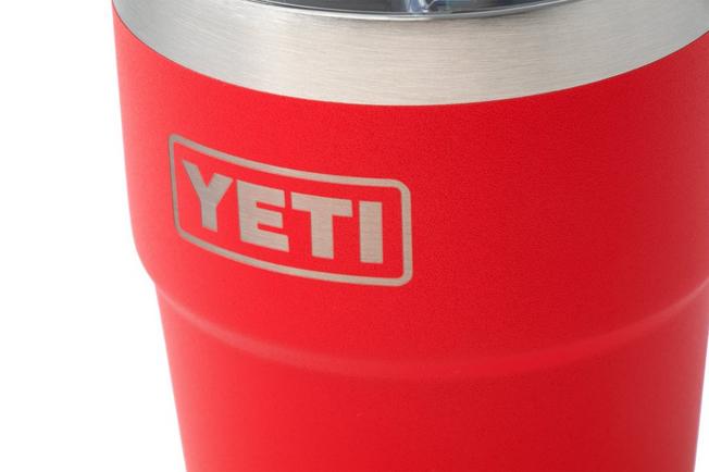 Afbeelding voor Yeti Rambler Stackable Cup 16oz Mag Slider Lid, Rescue Red, stapelbare thermosbeker met deksel, 473 ml