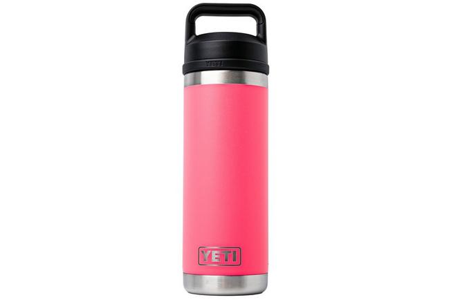 Afbeelding voor Yeti Rambler Bottle 18oz Chug Cap, Tropical Pink, thermosfles met drinkdop, 532 ml