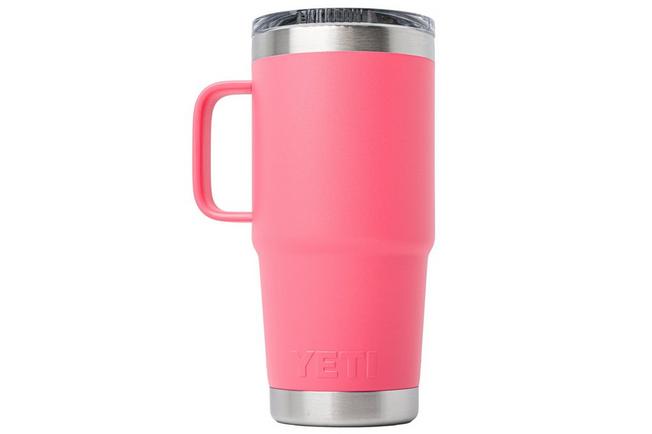 Afbeelding voor Yeti Rambler Travel Mug 20oz Stronghold Lid, Tropical Pink, thermos reismok met deksel, 591 ml