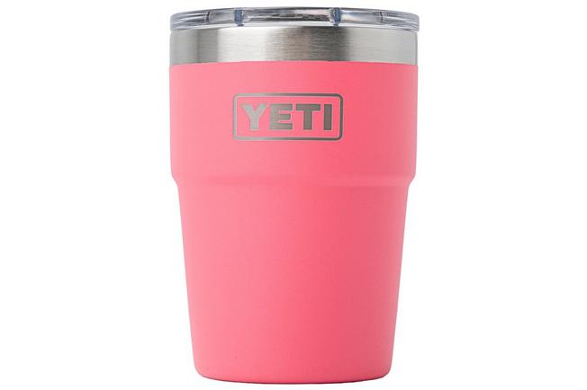 Afbeelding voor Yeti Rambler Stackable Cup 16oz Mag Slider Lid, Tropical Pink, stapelbare thermosbeker met deksel, 473 ml