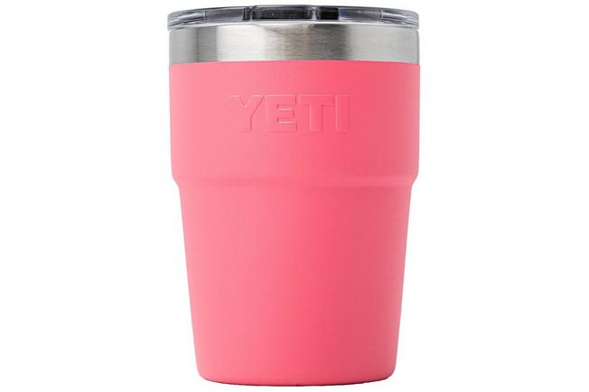 Afbeelding voor Yeti Rambler Stackable Cup 16oz Mag Slider Lid, Tropical Pink, stapelbare thermosbeker met deksel, 473 ml