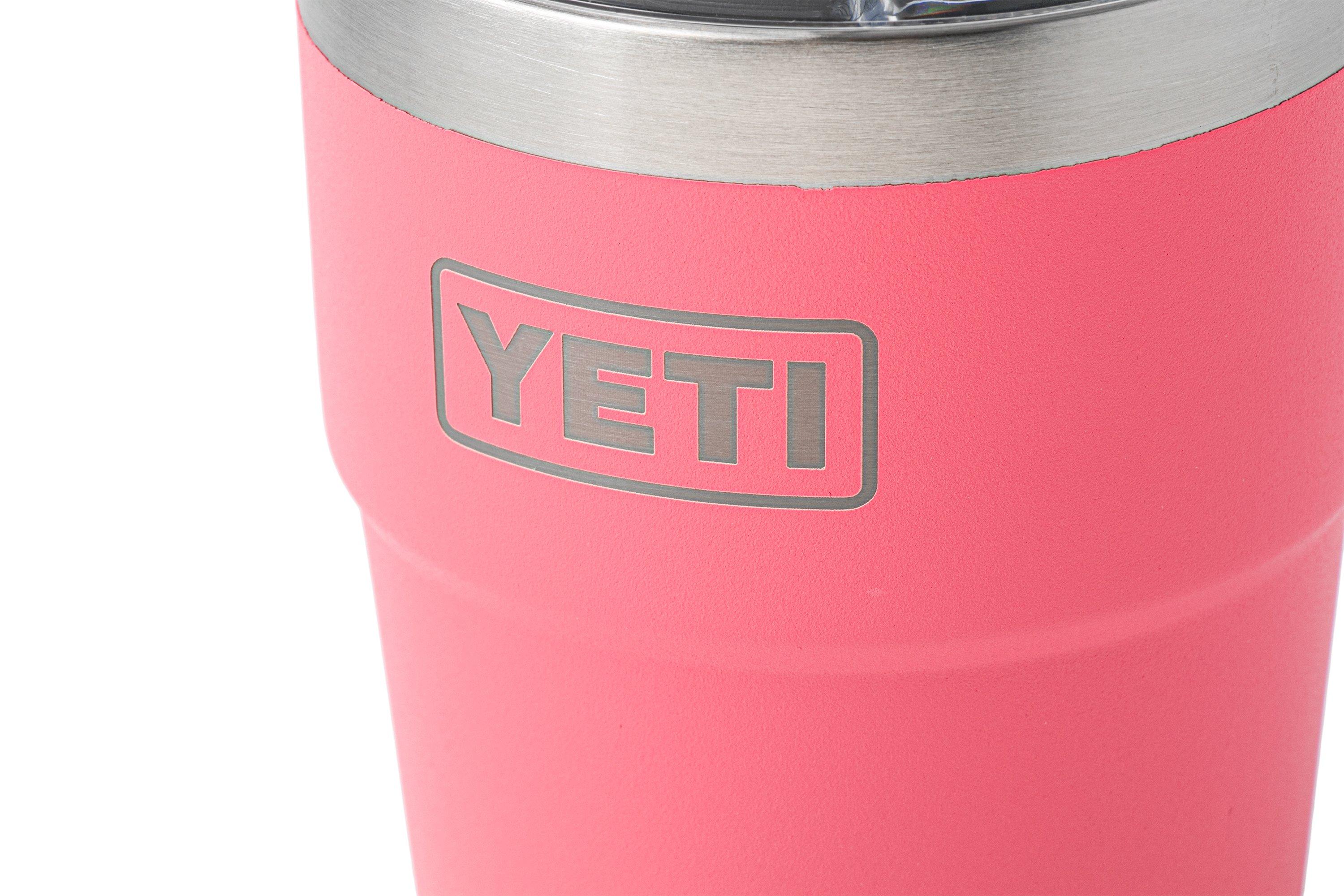 Yeti Rambler Stackable Cup 16oz Mag Slider Lid, Tropical Pink ...