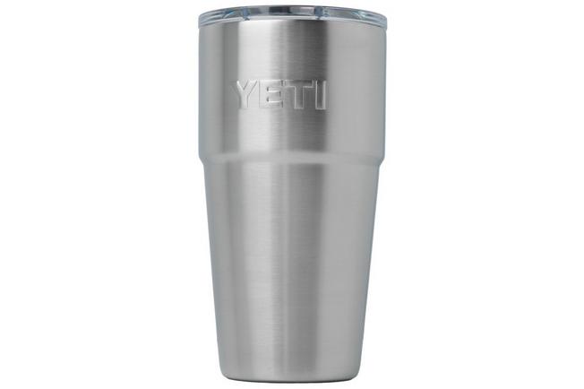 Afbeelding voor Yeti Rambler Stackable Cup 20oz Mag Slider Lid, Stainless Steel, stapelbare thermosbeker met deksel, 591 ml