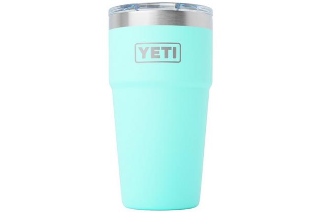 Afbeelding voor Yeti Rambler Stackable Cup 20oz Mag Slider Lid, Seafoam, stapelbare thermosbeker met deksel, 591 ml