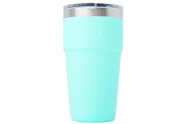 Afbeelding voor Yeti Rambler Stackable Cup 20oz Mag Slider Lid, Seafoam, stapelbare thermosbeker met deksel, 591 ml