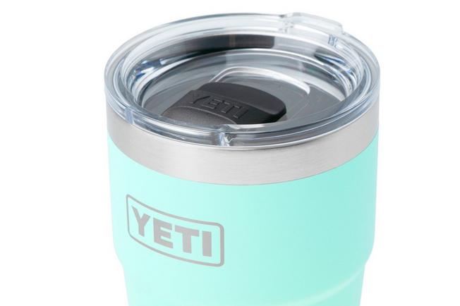 Afbeelding voor Yeti Rambler Stackable Cup 20oz Mag Slider Lid, Seafoam, stapelbare thermosbeker met deksel, 591 ml
