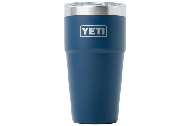 Afbeelding voor Yeti Rambler Stackable Cup 20oz Mag Slider Lid, Navy Blue, stapelbare thermosbeker met deksel, 591 ml