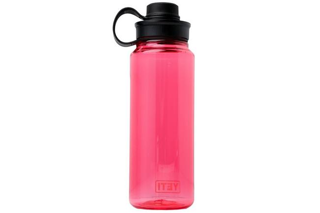 Afbeelding voor Yeti Yonder Water Bottle 34oz Tether Cap, Tropical Pink, waterfles met lusdop, 1L