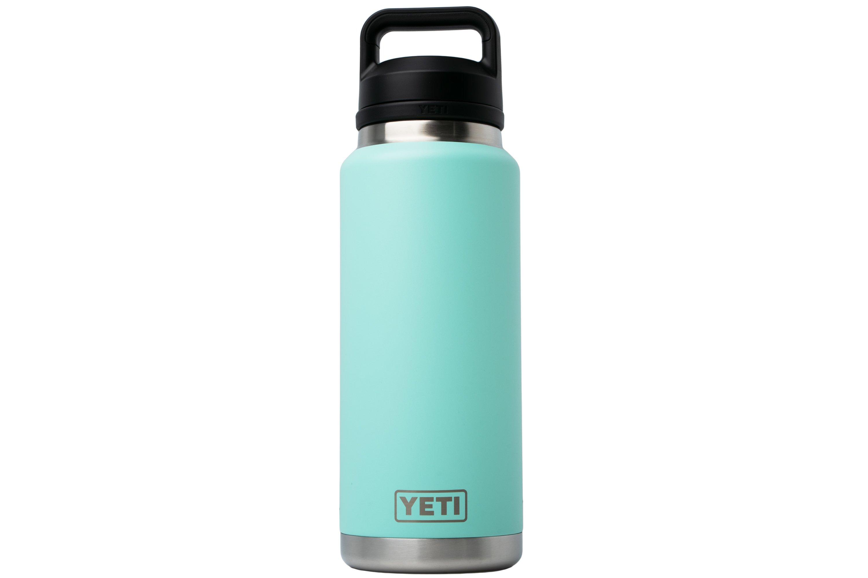 Yeti Rambler Bottle 36oz Chug Cap, Seafoam, thermosfles met