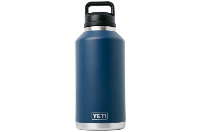 Afbeelding voor Yeti Rambler Bottle 64oz Chug Cap, Navy Blue, thermosfles met drinkdop, 1.9L