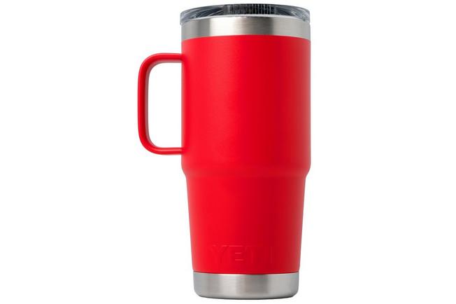 Afbeelding voor Yeti Rambler Travel Mug 20oz Stronghold Lid, Rescue Red, thermos reismok met deksel, 591 ml