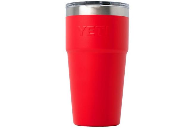 Afbeelding voor Yeti Rambler Stackable Cup 20oz Mag Slider Lid, Rescue Red, stapelbare thermosbeker met deksel, 591 ml