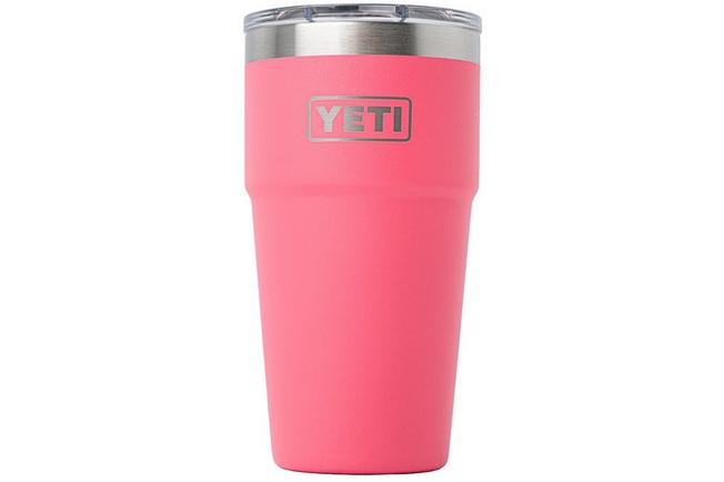 Afbeelding voor Yeti Rambler Stackable Cup 20oz Mag Slider Lid, Tropical Pink, stapelbare thermosbeker met deksel, 591 ml