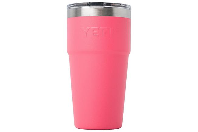Afbeelding voor Yeti Rambler Stackable Cup 20oz Mag Slider Lid, Tropical Pink, stapelbare thermosbeker met deksel, 591 ml