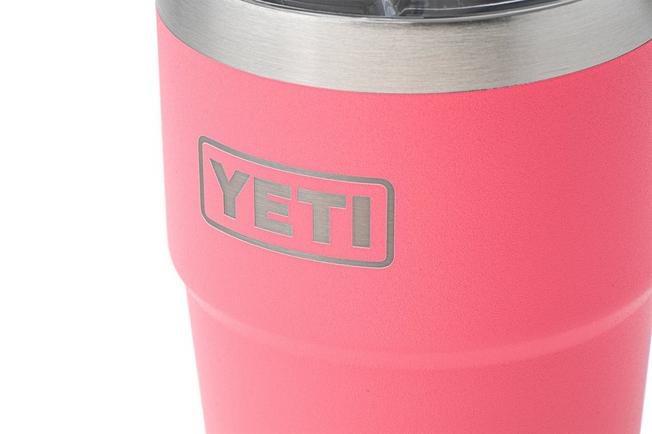 Afbeelding voor Yeti Rambler Stackable Cup 20oz Mag Slider Lid, Tropical Pink, stapelbare thermosbeker met deksel, 591 ml