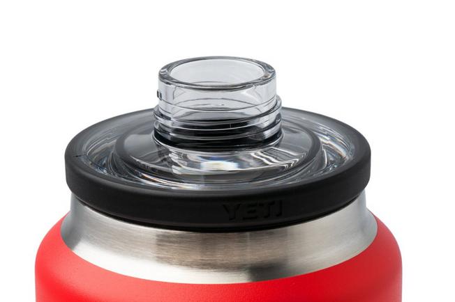 Afbeelding voor Yeti Rambler Bottle 36oz Chug Cap, Rescue Red, thermosfles met drinkdop, 1L