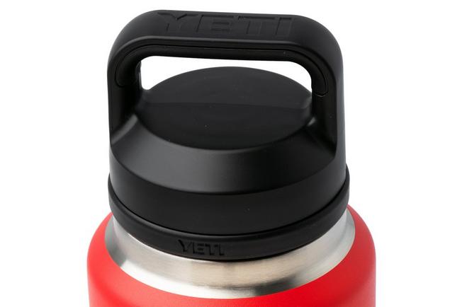 Afbeelding voor Yeti Rambler Bottle 36oz Chug Cap, Rescue Red, thermosfles met drinkdop, 1L