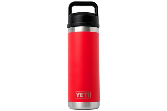 Afbeelding voor Yeti Rambler Bottle 18oz Chug Cap, Rescue Red, thermosfles met drinkdop, 532 ml