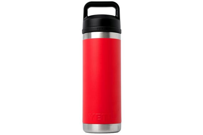 Afbeelding voor Yeti Rambler Bottle 18oz Chug Cap, Rescue Red, thermosfles met drinkdop, 532 ml