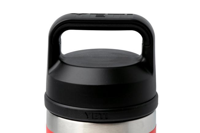 Afbeelding voor Yeti Rambler Bottle 18oz Chug Cap, Rescue Red, thermosfles met drinkdop, 532 ml