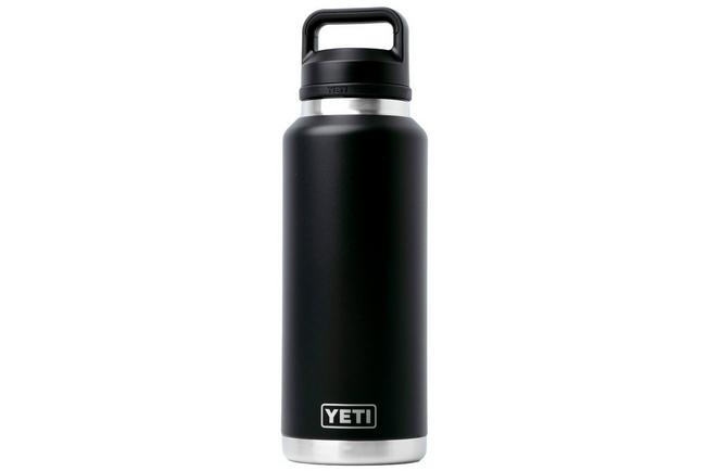 Afbeelding voor Yeti Rambler Bottle 46oz Chug Cap, Black, thermosfles met drinkdop, 1.36L