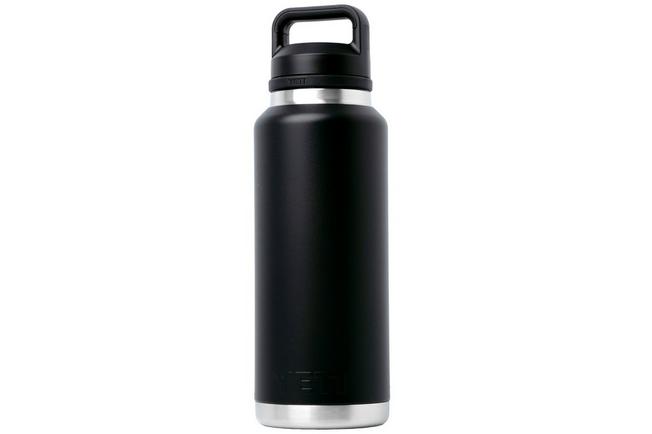 Afbeelding voor Yeti Rambler Bottle 46oz Chug Cap, Black, thermosfles met drinkdop, 1.36L