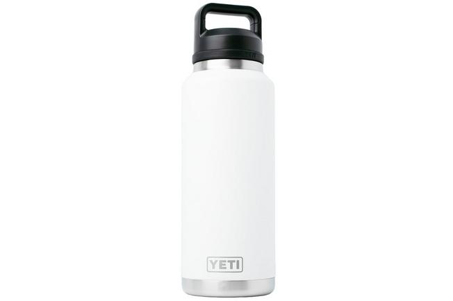 Afbeelding voor Yeti Rambler Bottle 46oz Chug Cap, White, thermosfles met drinkdop, 1.36L