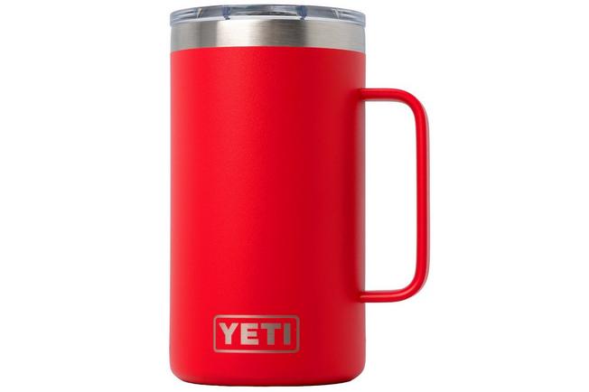 Afbeelding voor Yeti Rambler Stackable Mug 2.0 24oz Mag Slider Lid, Rescue Red, stapelbare thermosmok met deksel, 710 ml