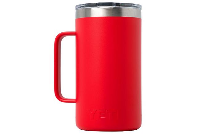 Afbeelding voor Yeti Rambler Stackable Mug 2.0 24oz Mag Slider Lid, Rescue Red, stapelbare thermosmok met deksel, 710 ml
