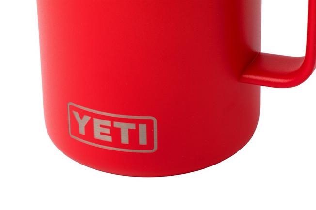 Afbeelding voor Yeti Rambler Stackable Mug 2.0 24oz Mag Slider Lid, Rescue Red, stapelbare thermosmok met deksel, 710 ml