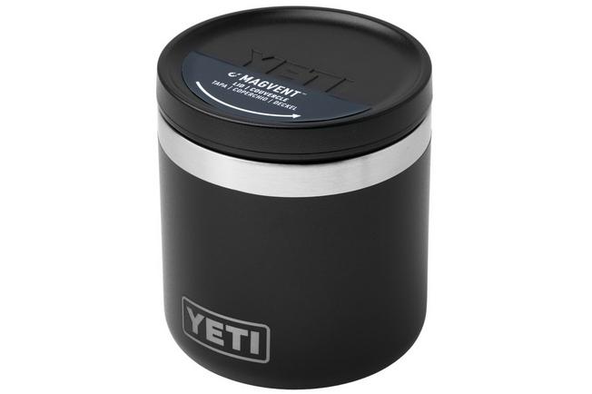 Image for Yeti Rambler Food Jar 8oz Mag Vent Lid, Black, insulated food jar, 237 ml