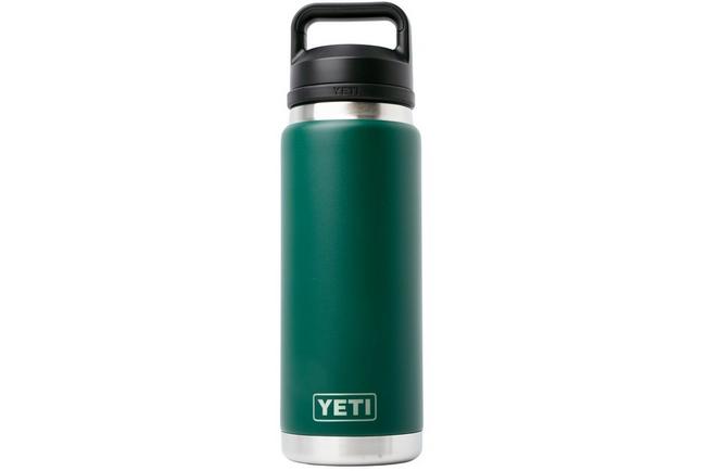 Afbeelding voor Yeti Rambler Bottle 26oz Chug Cap, Black Forest Green, thermosfles met drinkdop, 769 ml