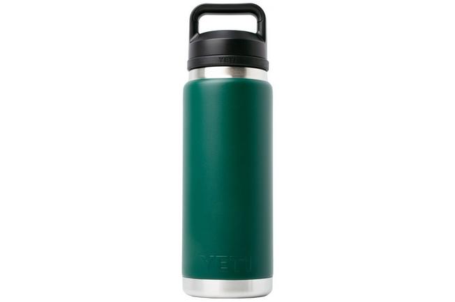 Afbeelding voor Yeti Rambler Bottle 26oz Chug Cap, Black Forest Green, thermosfles met drinkdop, 769 ml