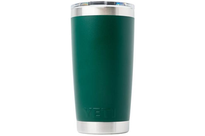 Afbeelding voor Yeti Rambler Tumbler Cup 20oz Mag Slider Lid, Black Forest Green, thermosbeker met deksel, 591 ml