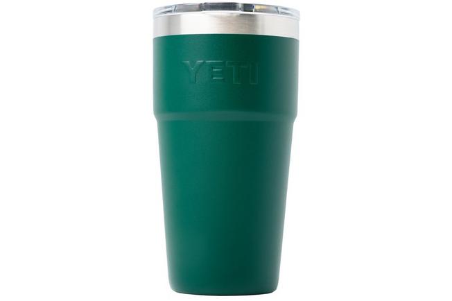 Afbeelding voor Yeti Rambler Stackable Cup 20oz Mag Slider Lid, Black Forest Green, stapelbare thermosbeker met deksel, 591 ml