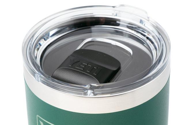 Afbeelding voor Yeti Rambler Stackable Cup 20oz Mag Slider Lid, Black Forest Green, stapelbare thermosbeker met deksel, 591 ml