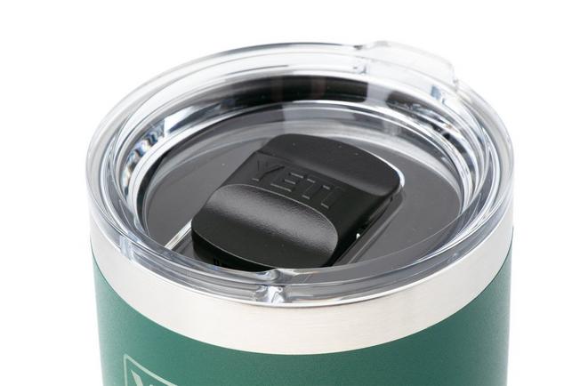 Afbeelding voor Yeti Rambler Stackable Cup 20oz Mag Slider Lid, Black Forest Green, stapelbare thermosbeker met deksel, 591 ml