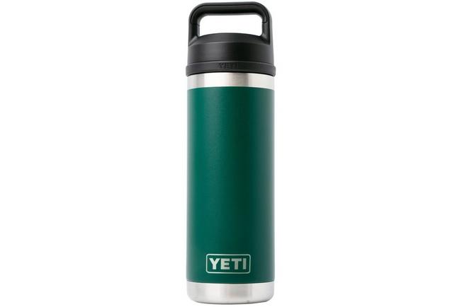 Afbeelding voor Yeti Rambler Bottle 18oz Chug Cap, Black Forest Green, thermosfles met drinkdop, 532 ml