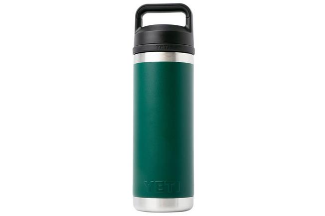 Afbeelding voor Yeti Rambler Bottle 18oz Chug Cap, Black Forest Green, thermosfles met drinkdop, 532 ml
